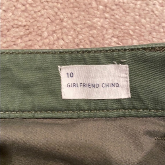 Girlfriend Chino army green pant - Picture 3 of 6